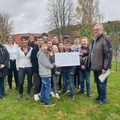 Stettenfelsschule Untergruppenbach für die vorbildliche Schulgartenarbeit ausgezeichnet